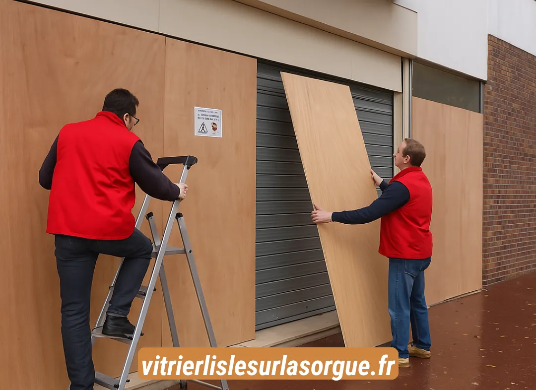 Mise en sécurité fermeture provisoire L'Isle-sur-la-Sorgue