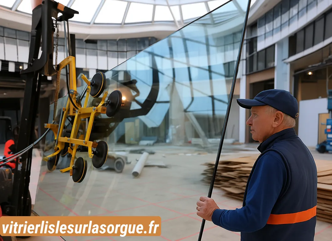 Remplacement de vitrine magasin L'Isle-sur-la-Sorgue